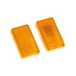 Amber Rectangle Reflector